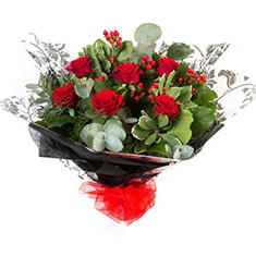 Six  Red Roses