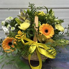 Lemon and Gold basket